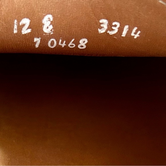 Allen Edmonds Bone Beige Suede Dylan Penny Loafers, size 12 E WIDE - Picture 8 of 13